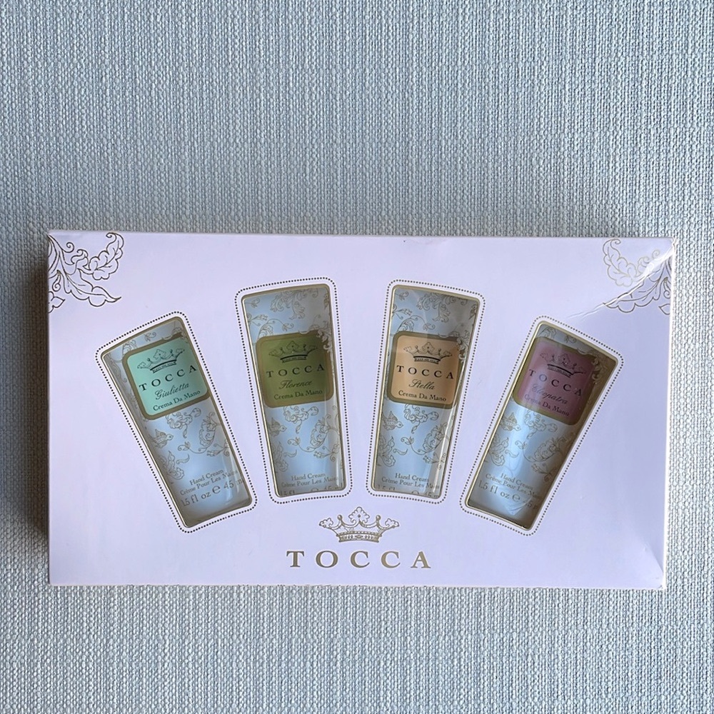 Tocca Crema Quartetto hand cream gift set